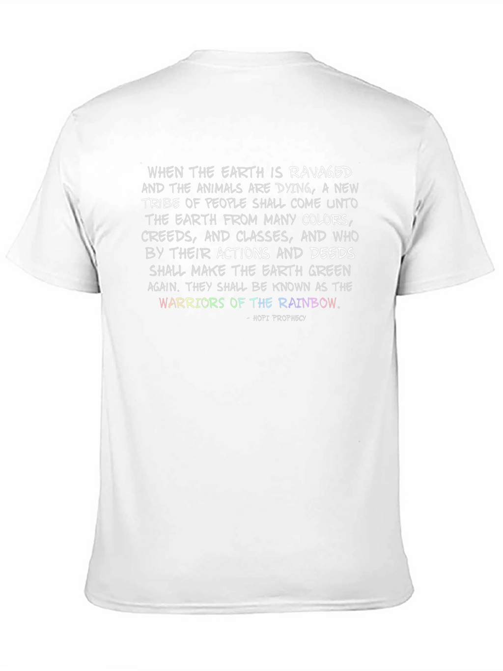 Warriors of the Rainbow T-Shirt - Earth Healing