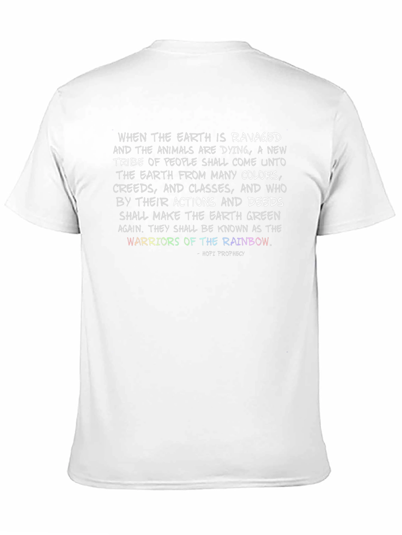 Warriors of the Rainbow T-Shirt - Earth Healing