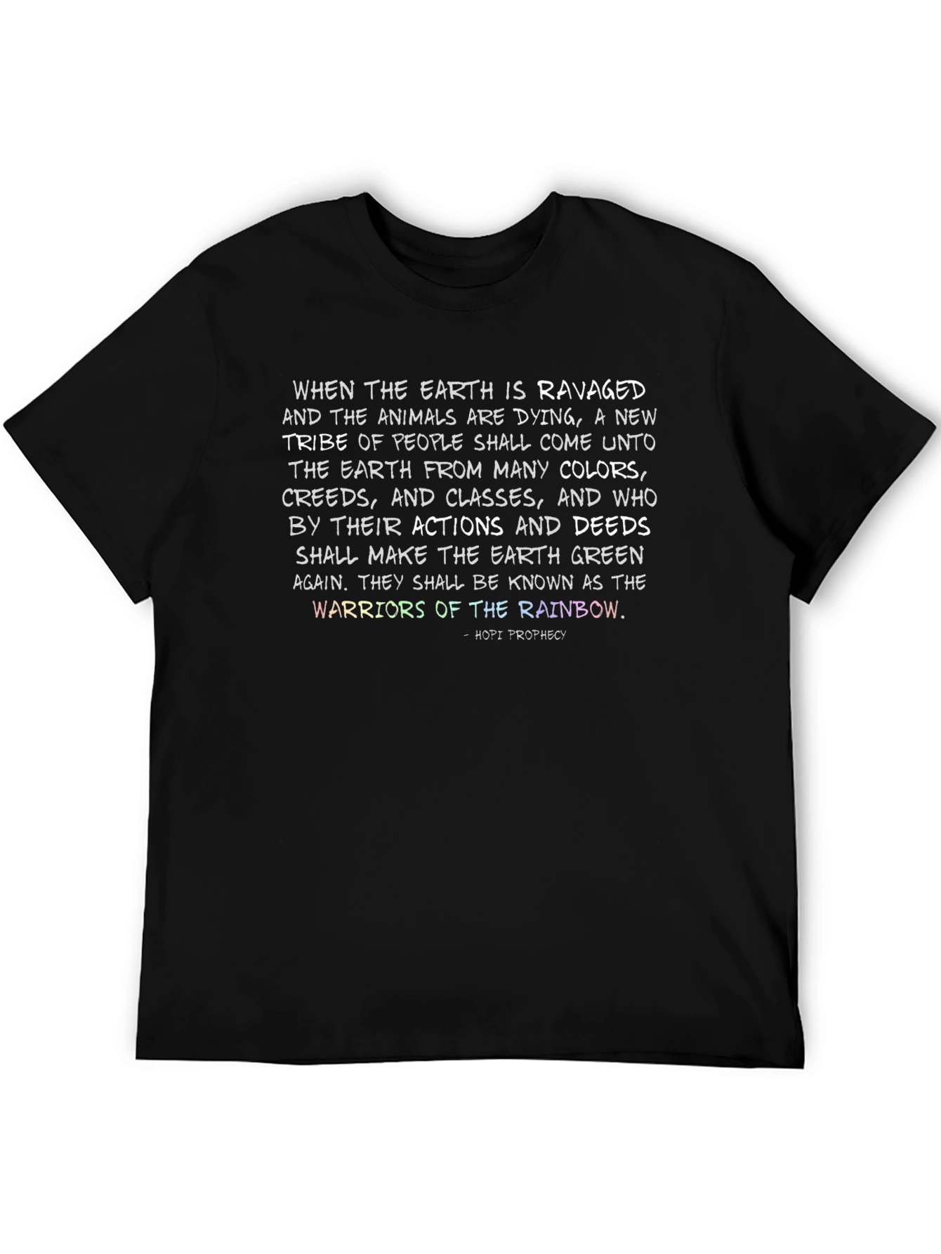 Warriors of the Rainbow T-Shirt - Earth Healing