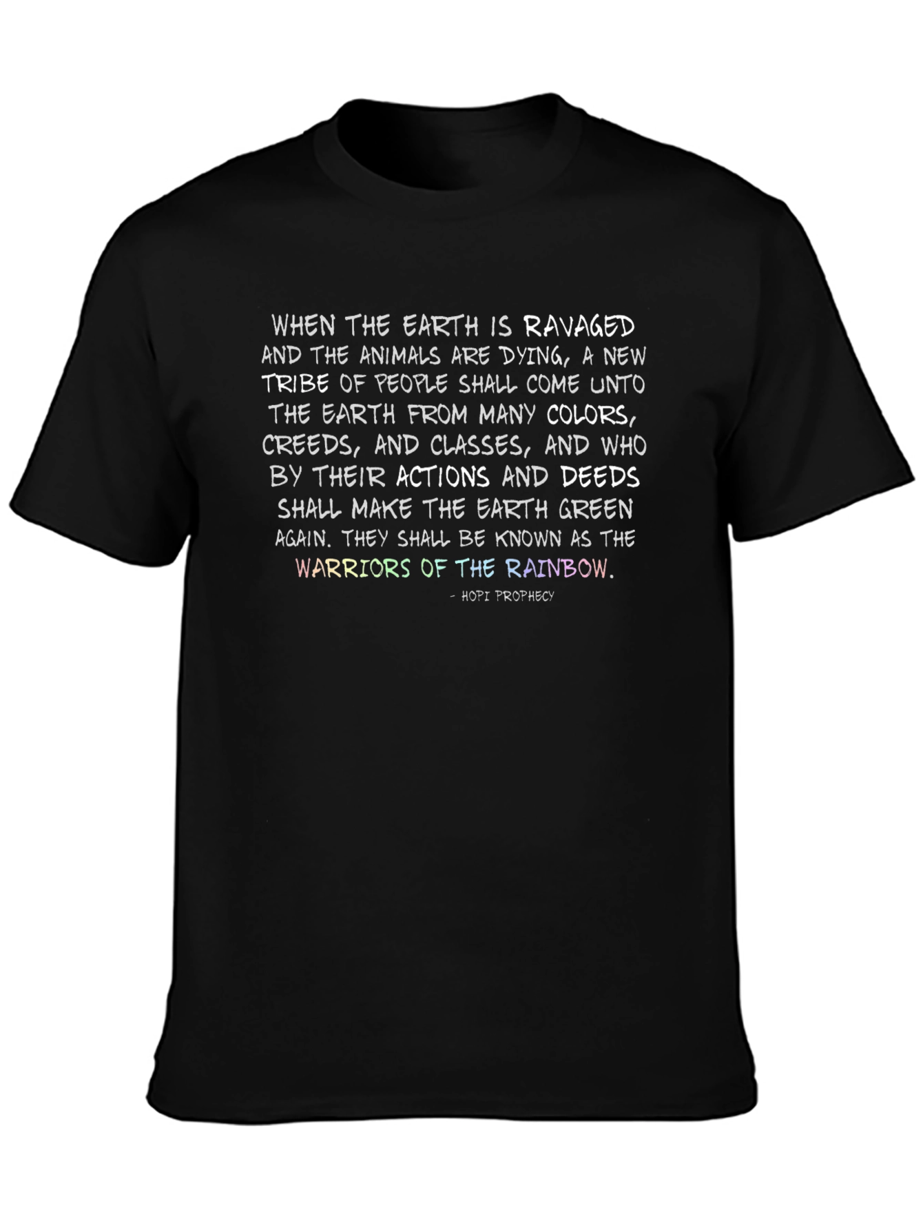 Warriors of the Rainbow T-Shirt - Earth Healing