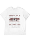 Military Pride Graphic Tee - Shoot Straight