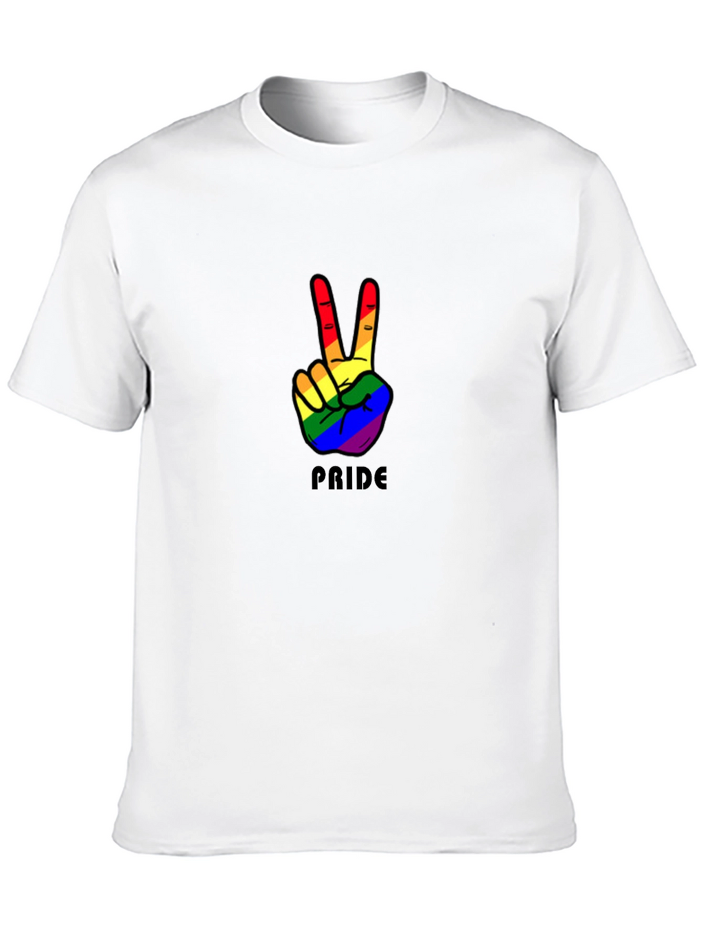 Pride Peace Sign Graphic Tee