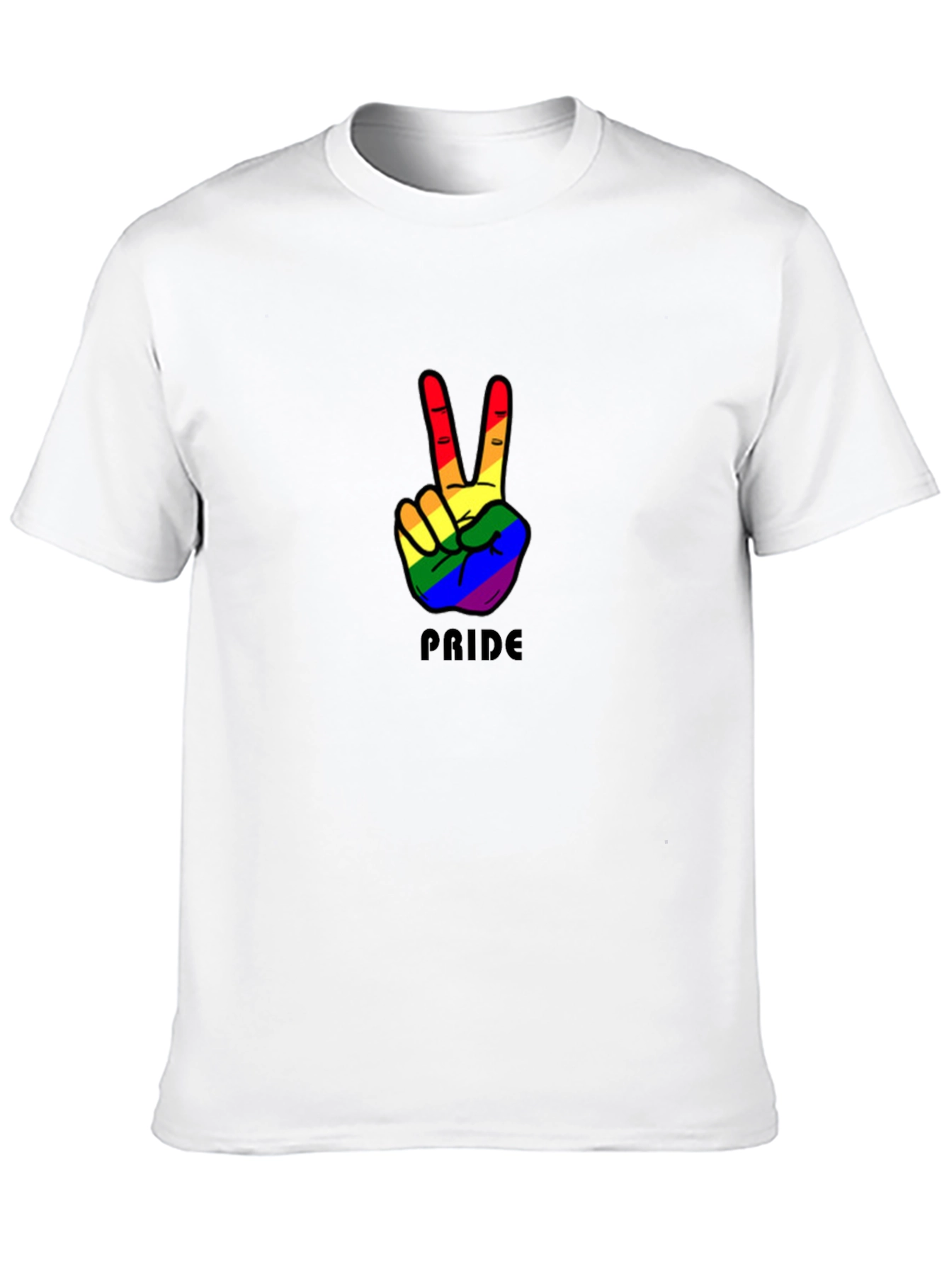 Pride Peace Sign Graphic Tee
