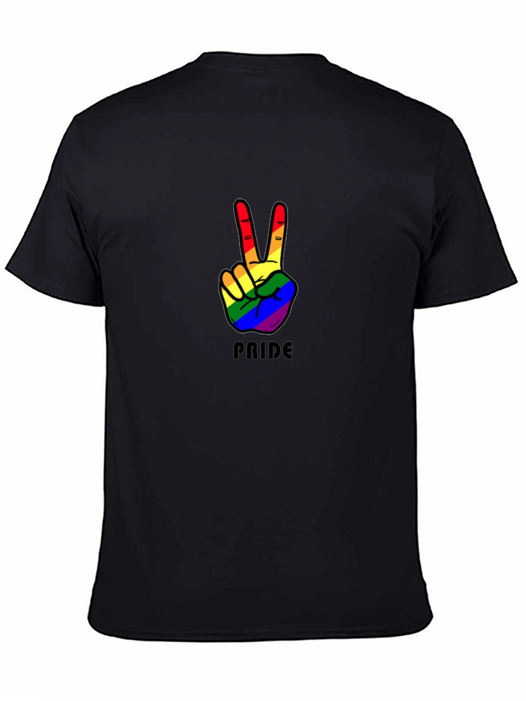 Pride Peace Sign Graphic Tee
