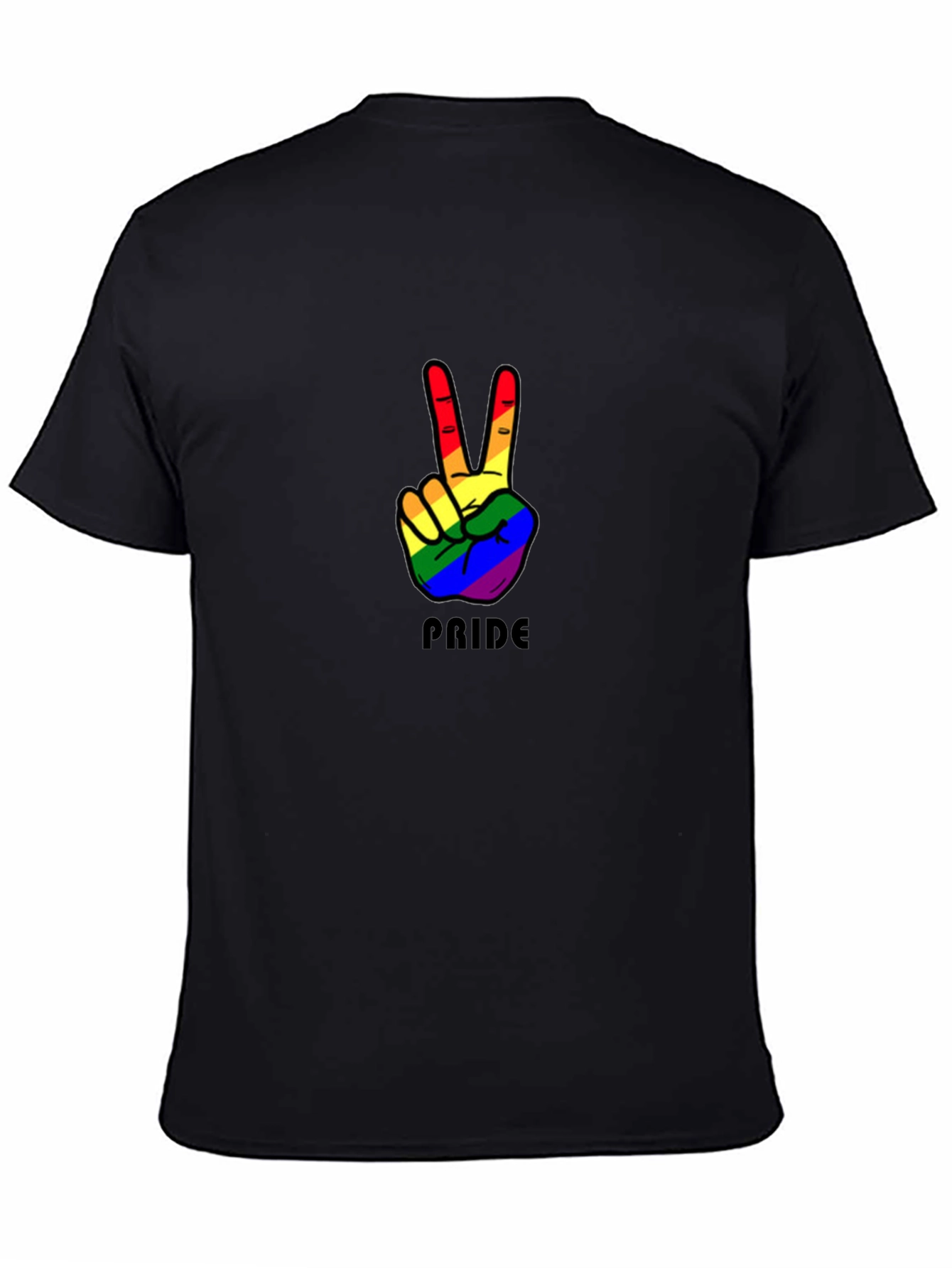 Pride Peace Sign Graphic Tee