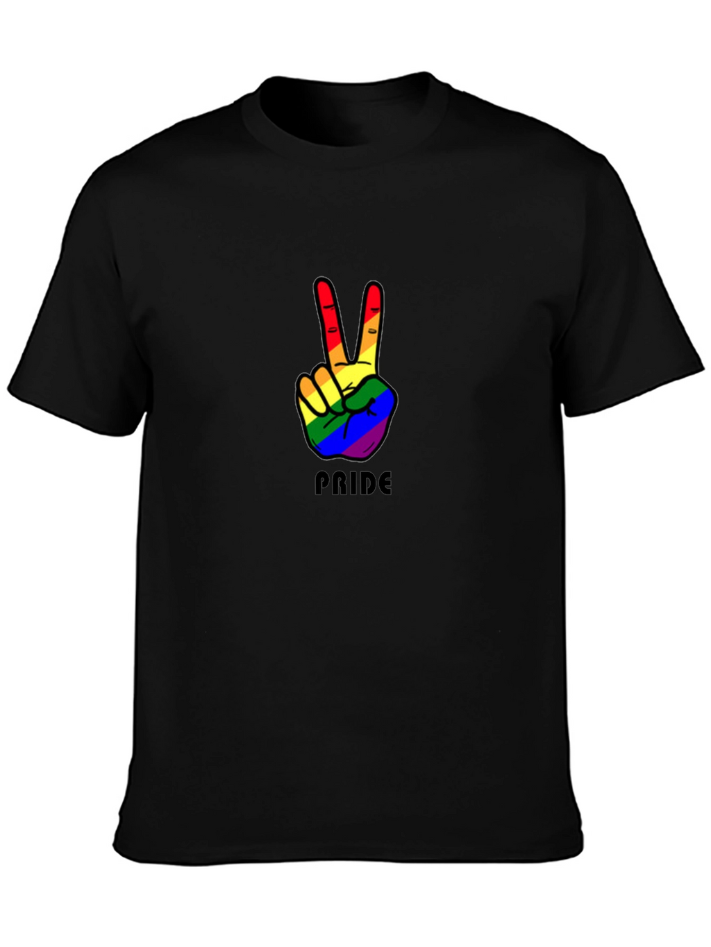 Pride Peace Sign Graphic Tee