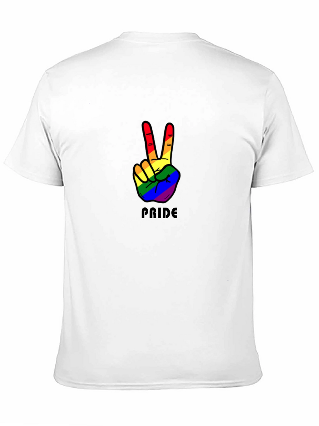 Pride Peace Sign Graphic Tee