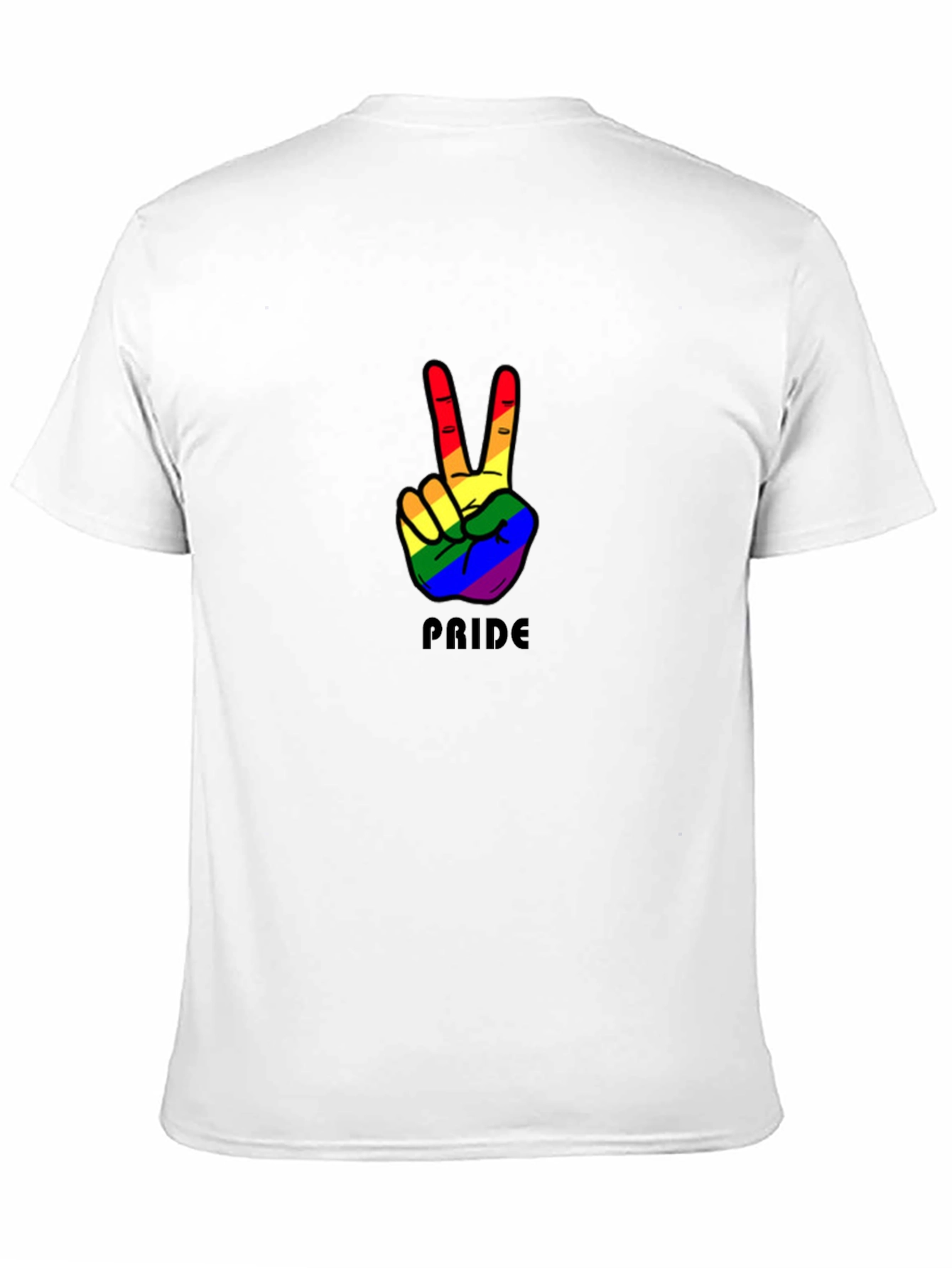 Pride Peace Sign Graphic Tee