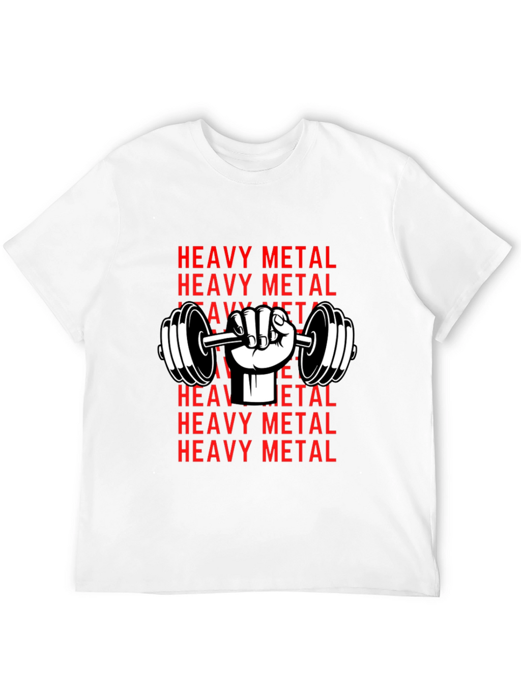 Heavy Metal Graphic Tee - Black T-Shirt
