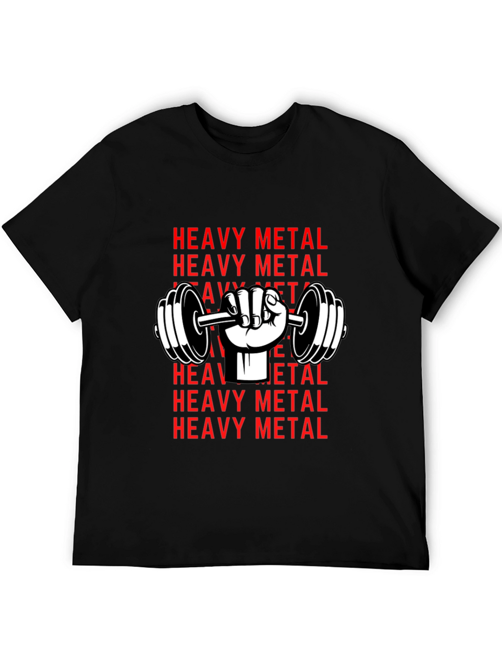Heavy Metal Graphic Tee - Black T-Shirt