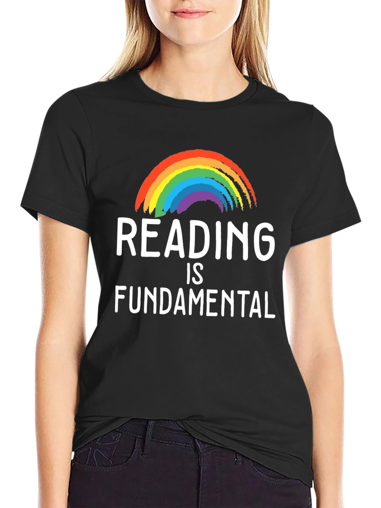 Reading is Fundamental Rainbow T-Shirt