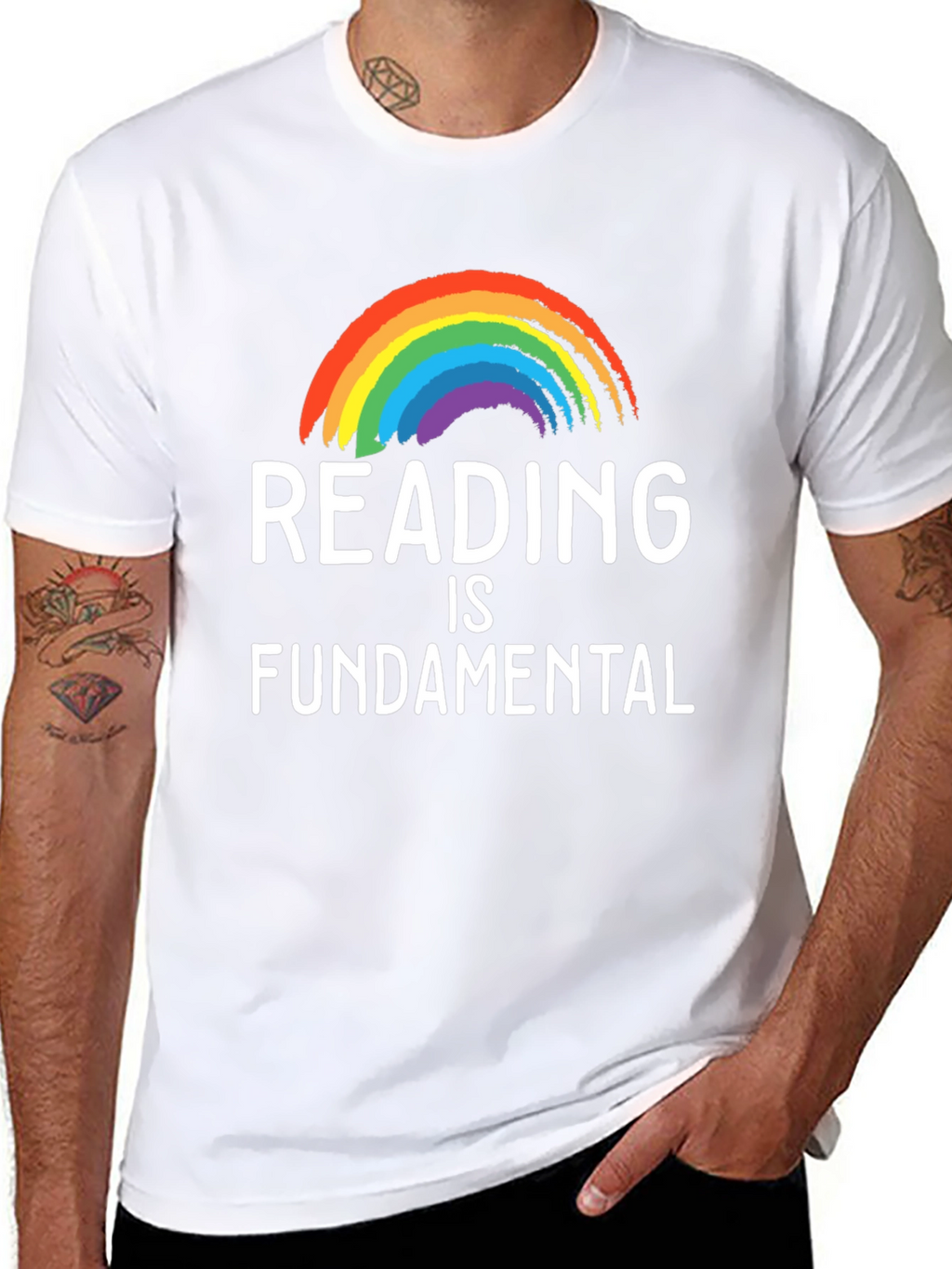 Reading is Fundamental Rainbow T-Shirt