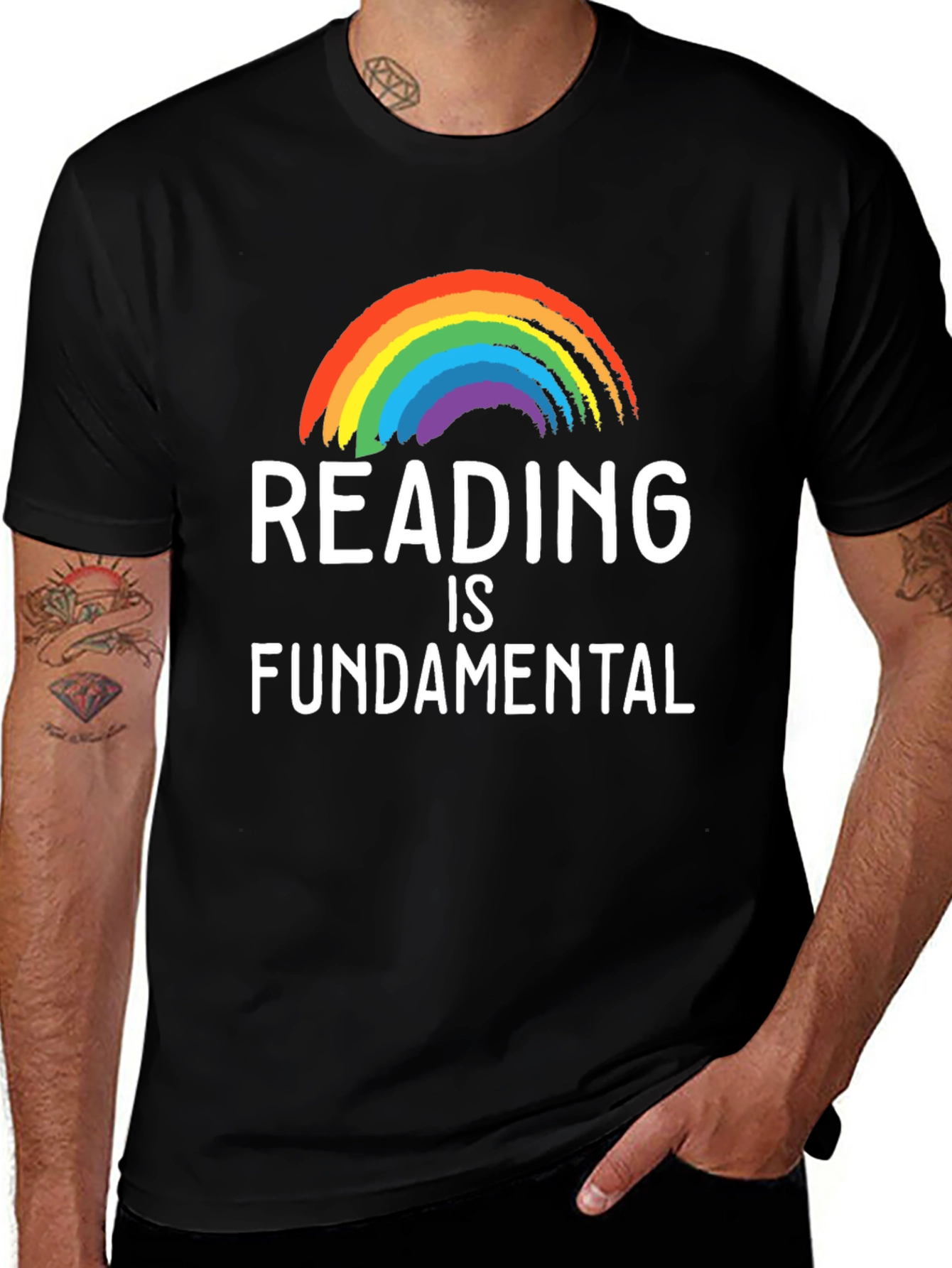 Reading is Fundamental Rainbow T-Shirt