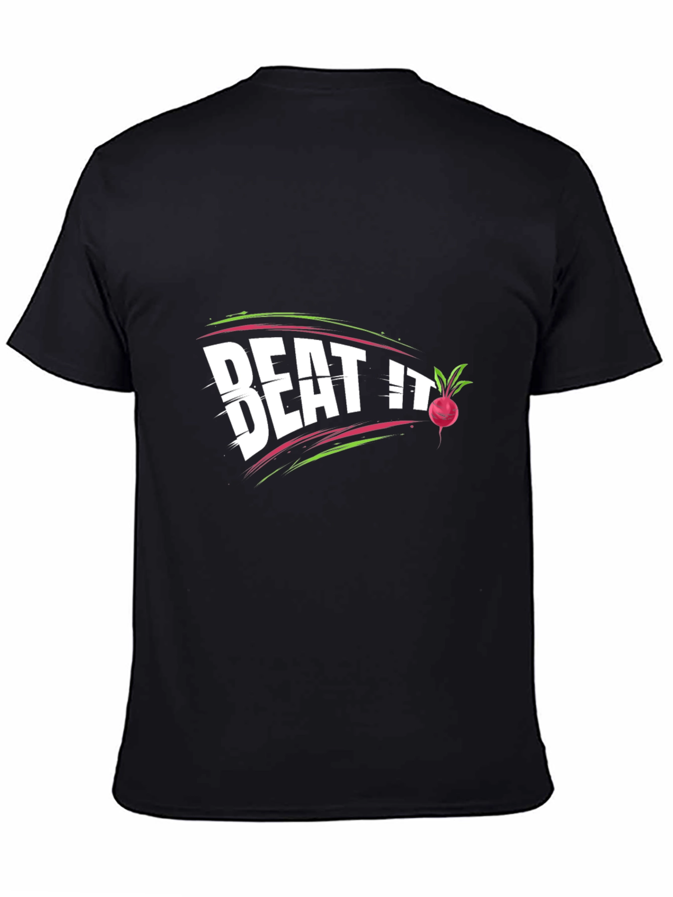 Beat It Beet Pun T-Shirt Funny Graphic Tee