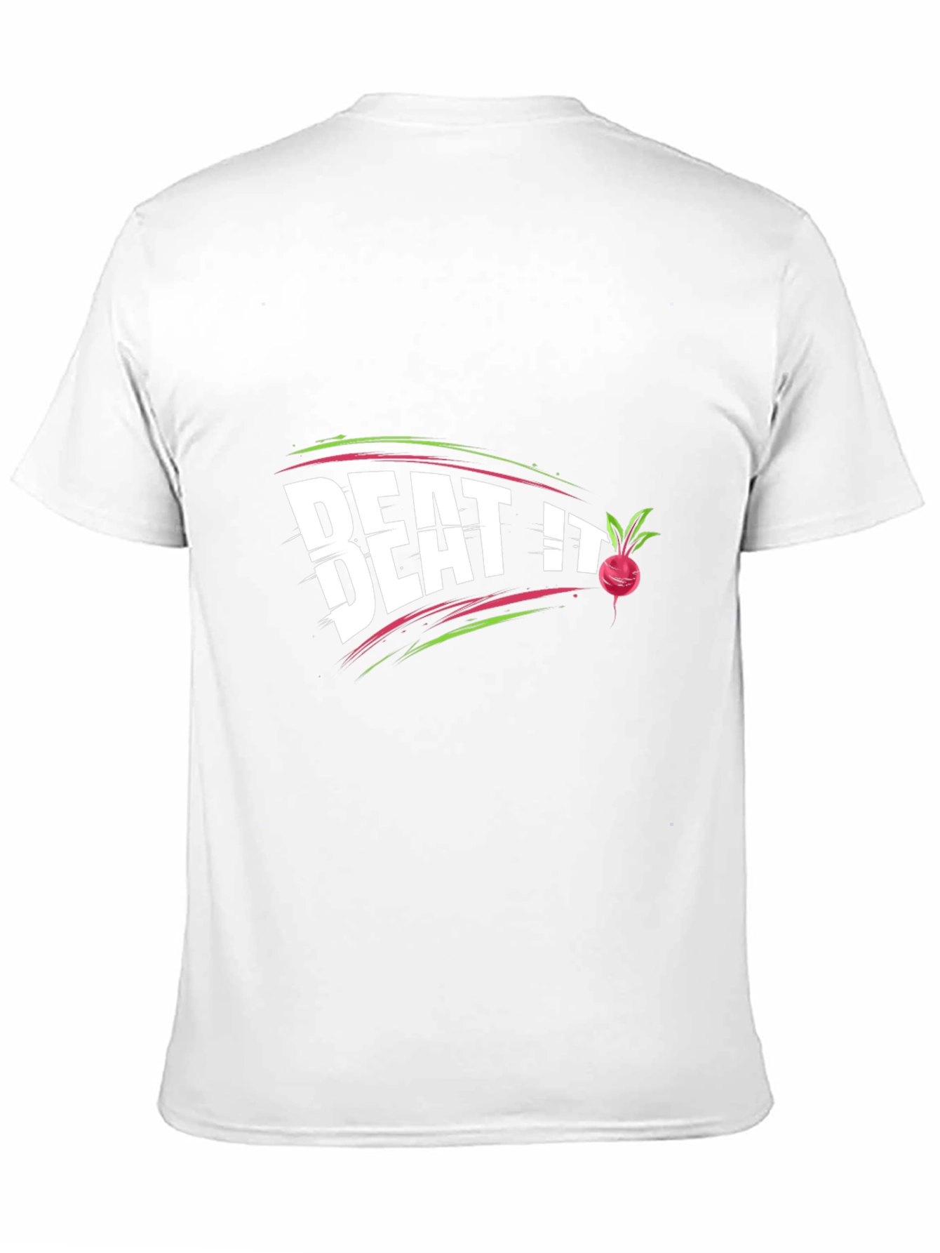 Beat It Beet Pun T-Shirt Funny Graphic Tee
