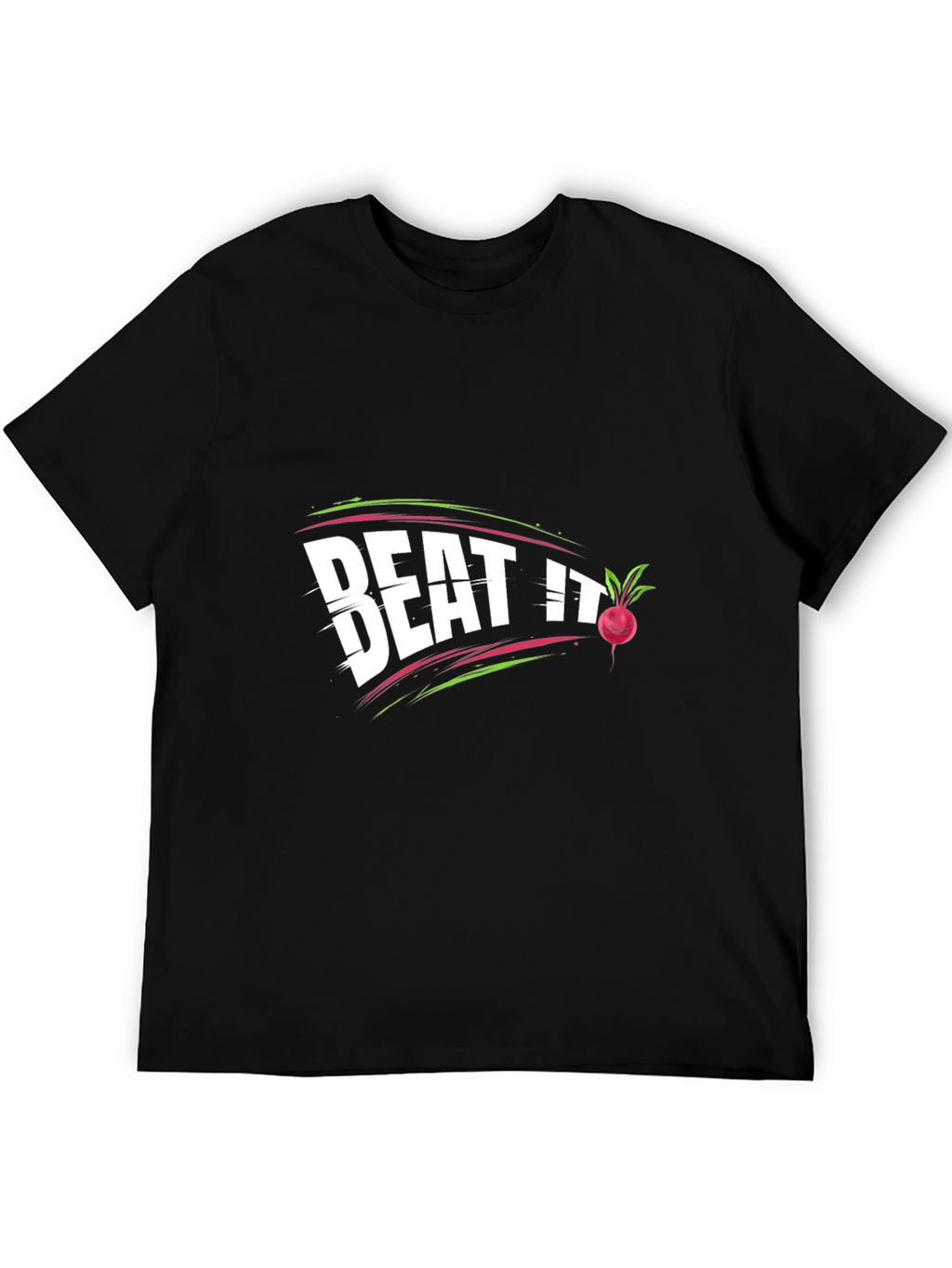 Beat It Beet Pun T-Shirt Funny Graphic Tee