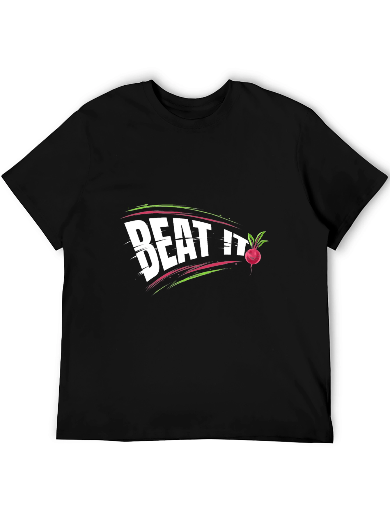 Beat It Beet Pun T-Shirt Funny Graphic Tee
