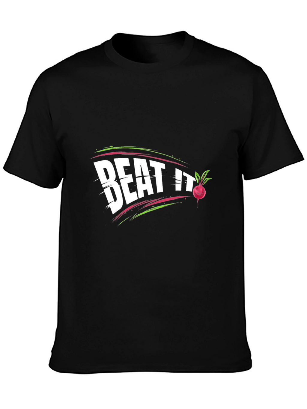 Beat It Beet Pun T-Shirt Funny Graphic Tee