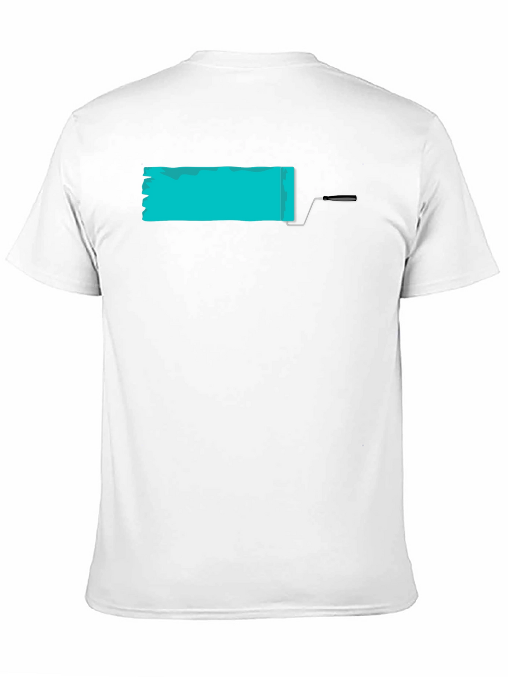 Paint Roller Graphic Tee - Modern Artistic Design