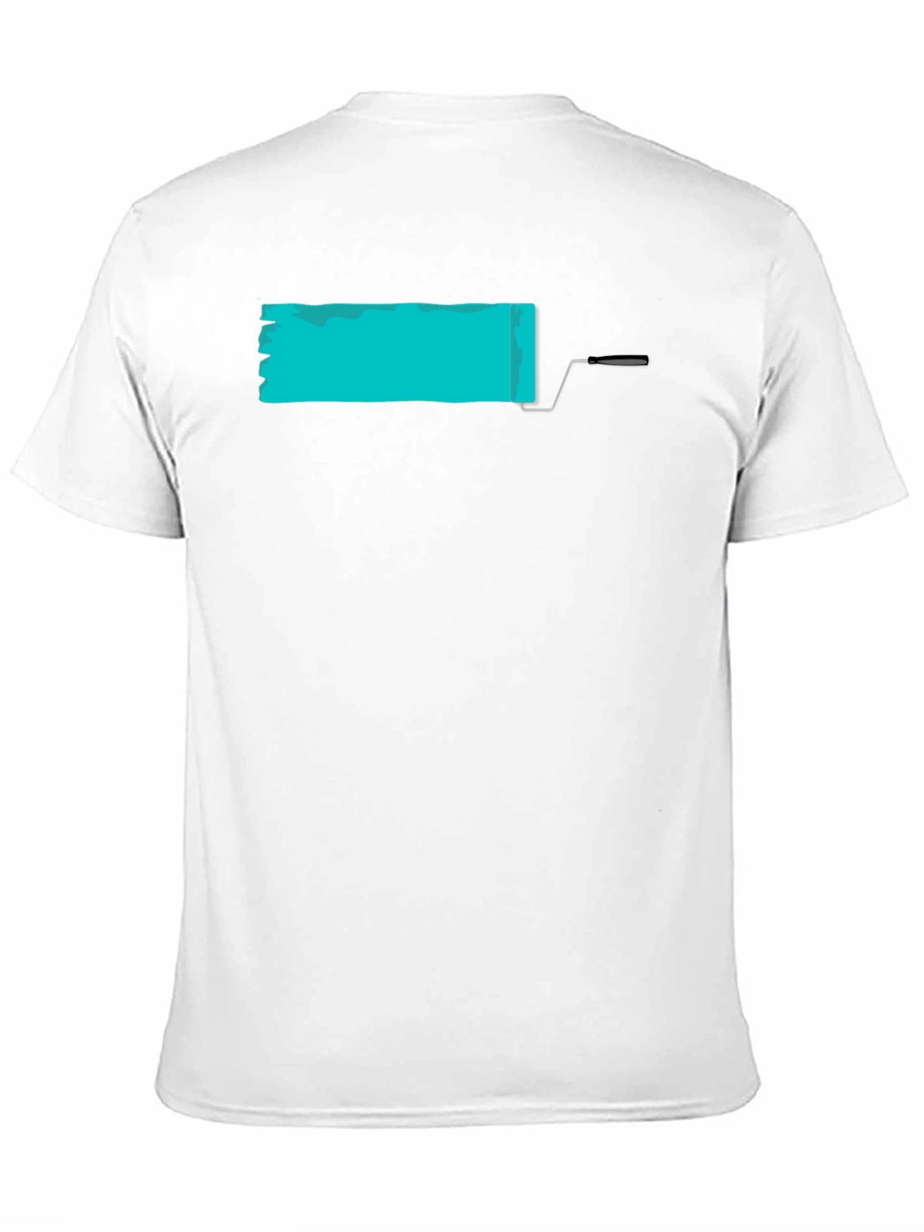 Paint Roller Graphic Tee - Modern Artistic Design