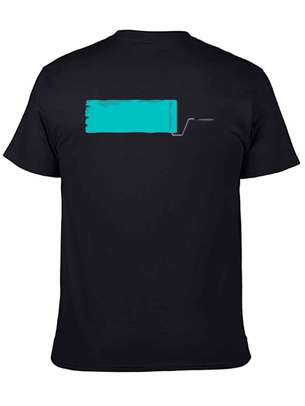 Paint Roller Graphic Tee - Modern Artistic Design