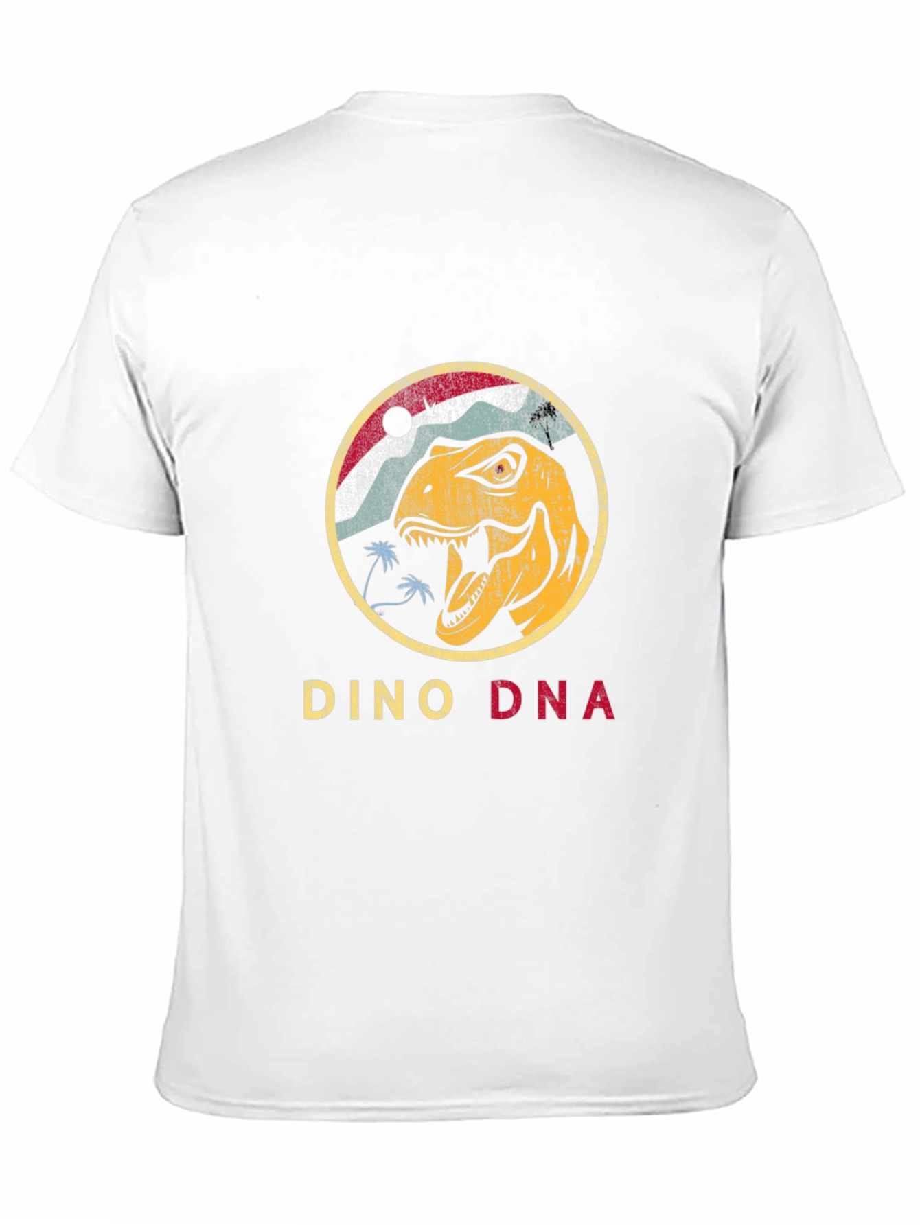 Dino DNA Graphic Tee - Retro Dinosaur T-Shirt