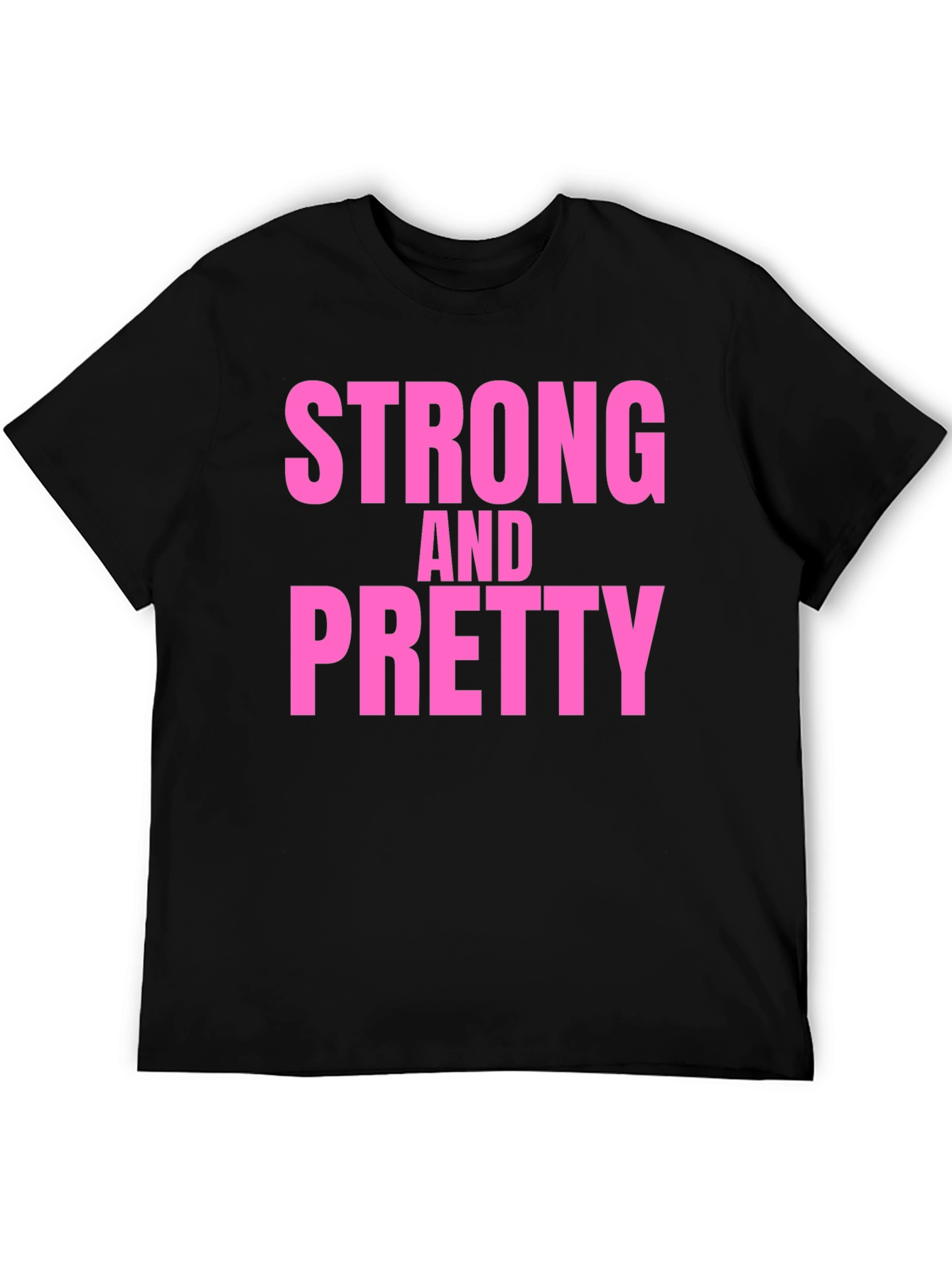 Strong & Pretty Graphic T-Shirt - Black