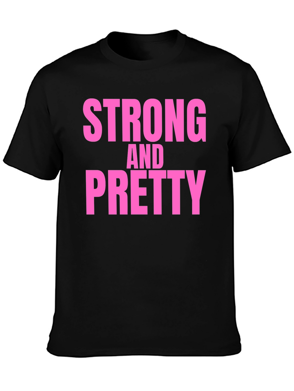 Strong & Pretty Graphic T-Shirt - Black