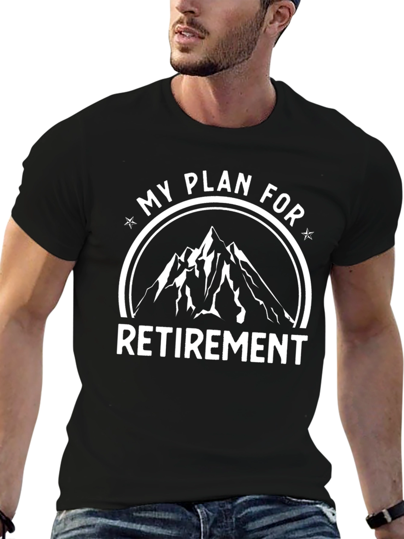 My Plan For Retirement Black Mountain Graphic Tee