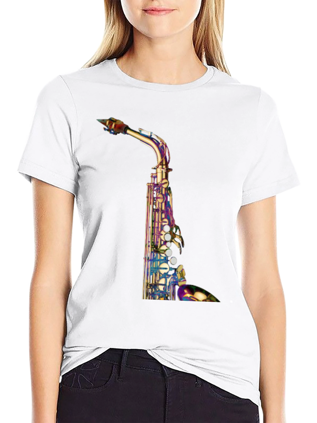 Saxophone Graphic T-Shirt - Unique Music Lover Tee