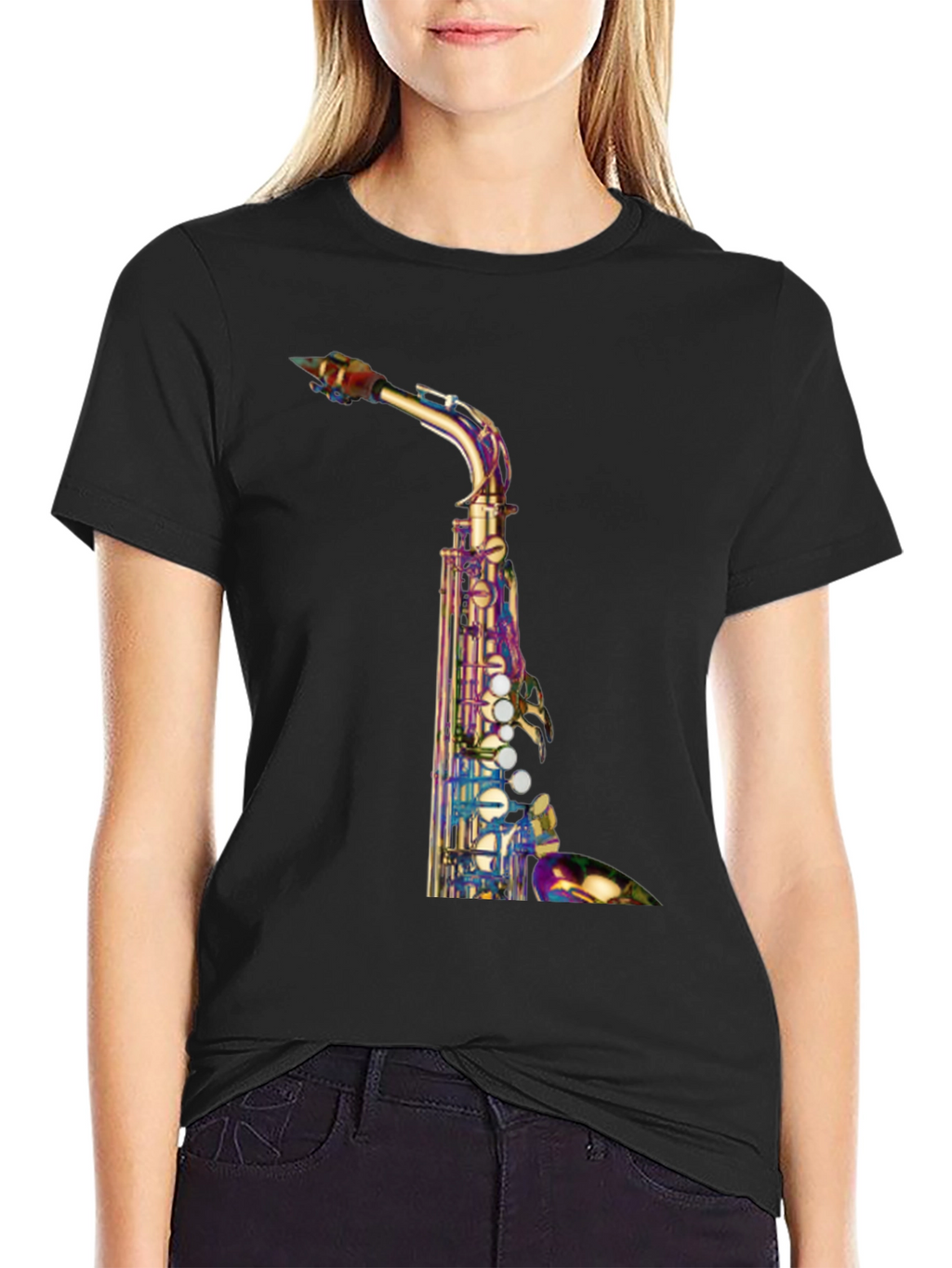 Saxophone Graphic T-Shirt - Unique Music Lover Tee