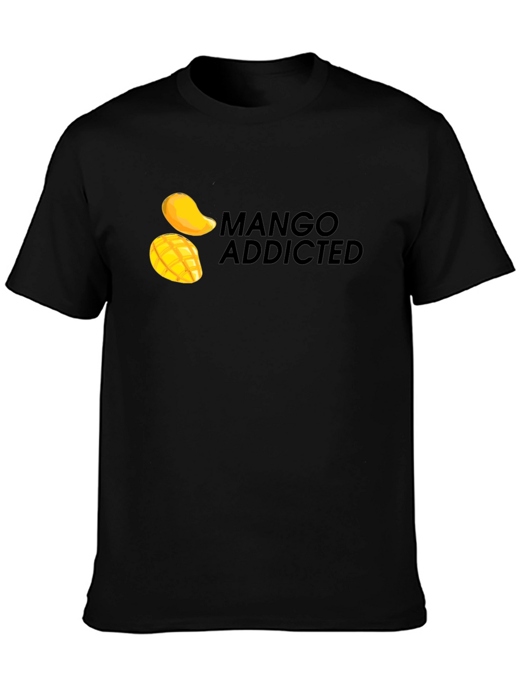 Mango Addicted Black T-Shirt