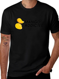 Mango Addicted Black T-Shirt