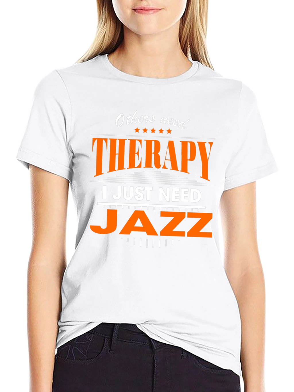 Jazz Therapy Graphic Tee - Music Lover T-Shirt