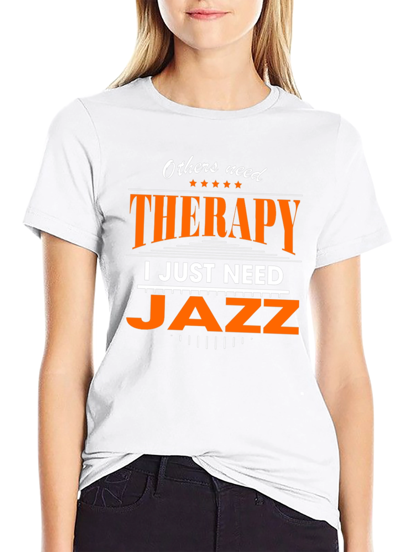 Jazz Therapy Graphic Tee - Music Lover T-Shirt