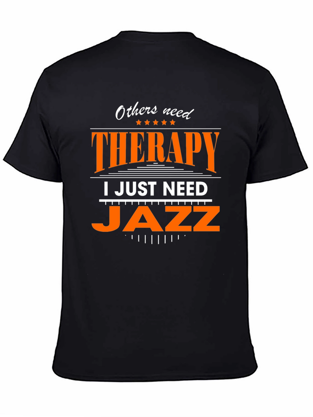 Jazz Therapy Graphic Tee - Music Lover T-Shirt