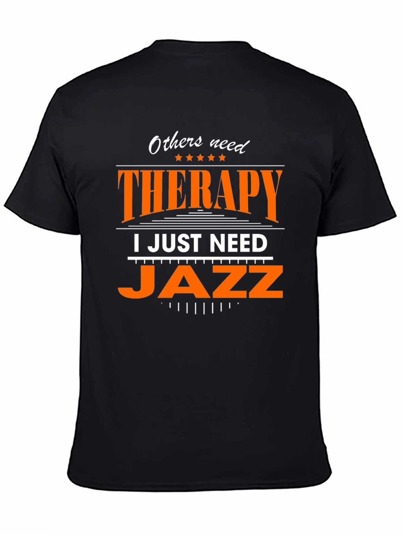 Jazz Therapy Graphic Tee - Music Lover T-Shirt