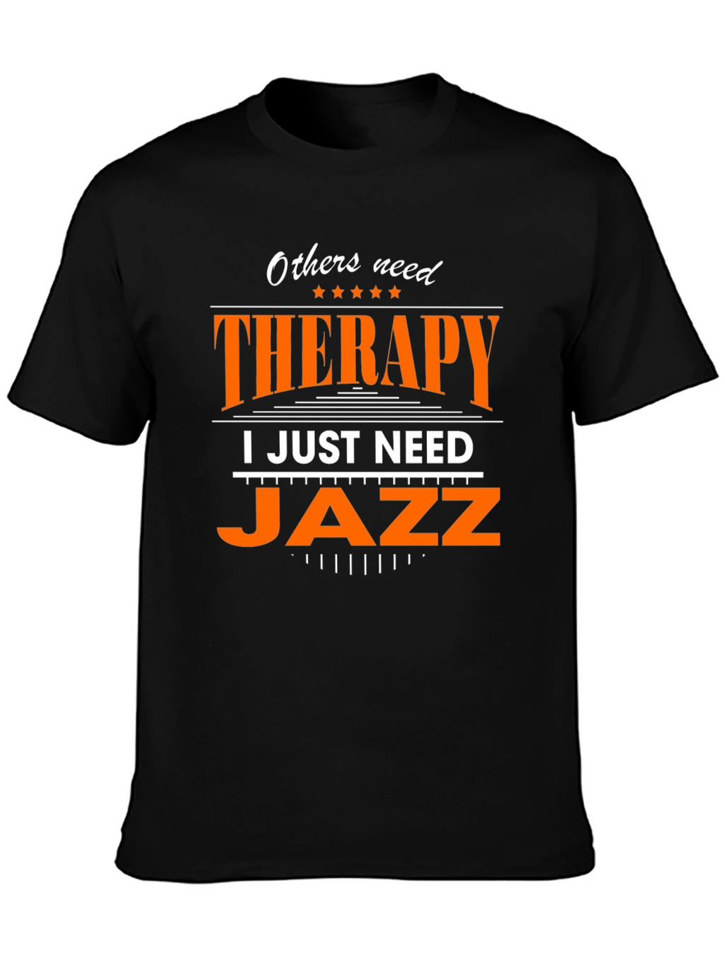 Jazz Therapy Graphic Tee - Music Lover T-Shirt