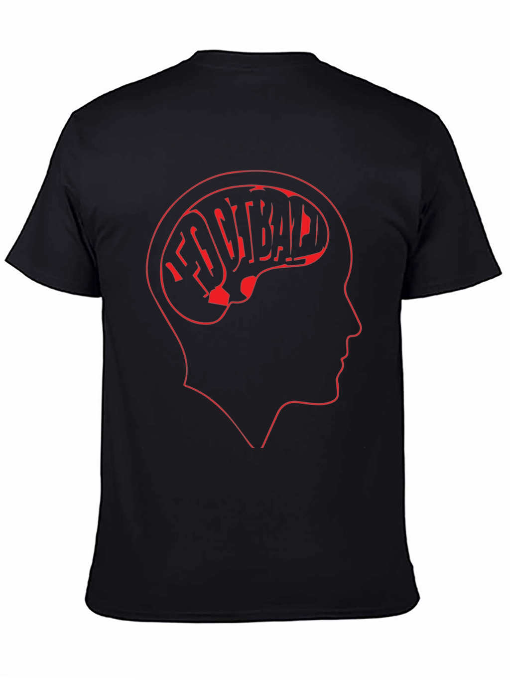 Football on the Brain Mens T-Shirt