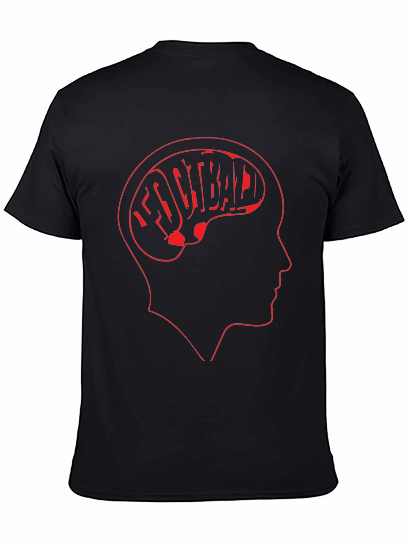 Football on the Brain Mens T-Shirt