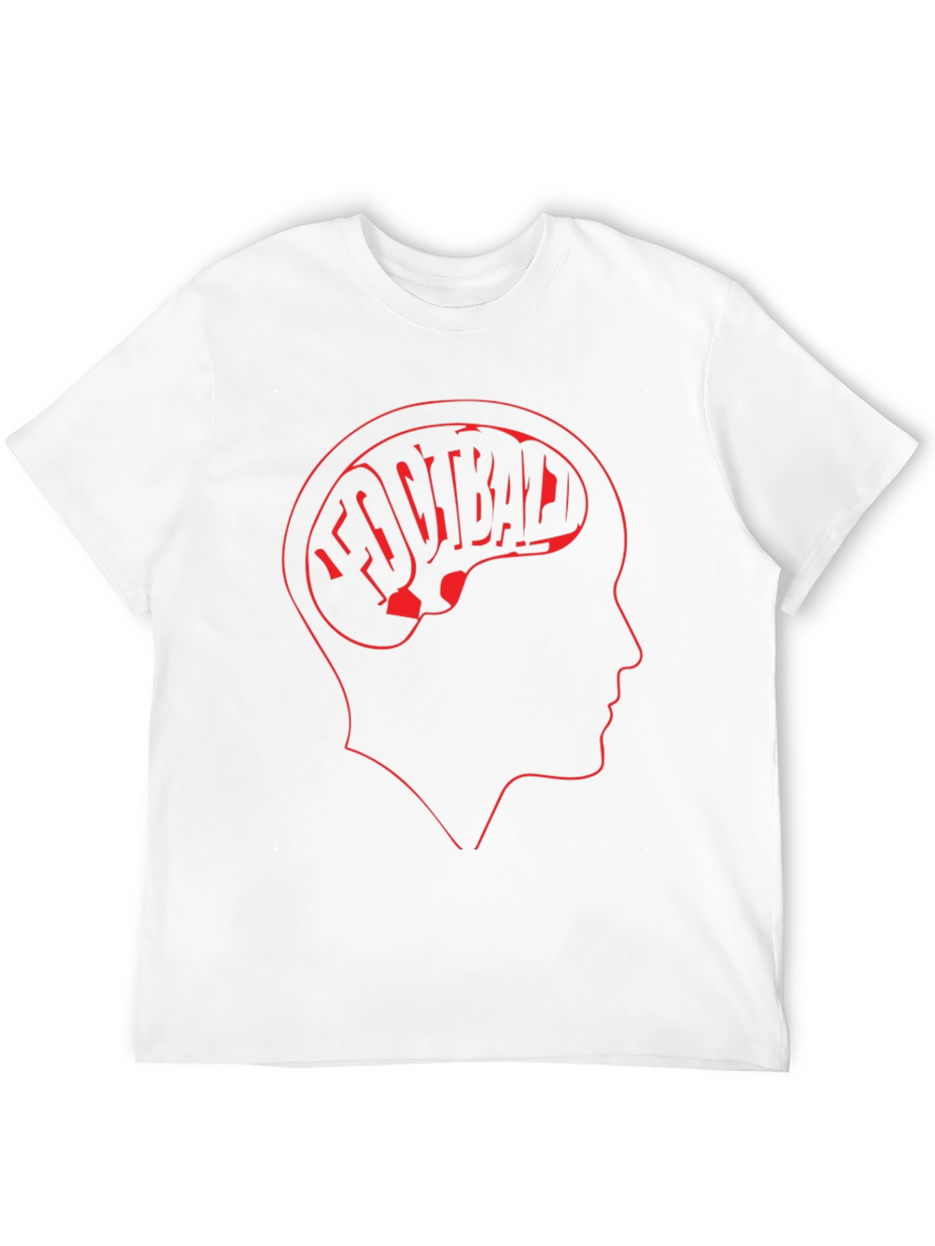 Football on the Brain Mens T-Shirt