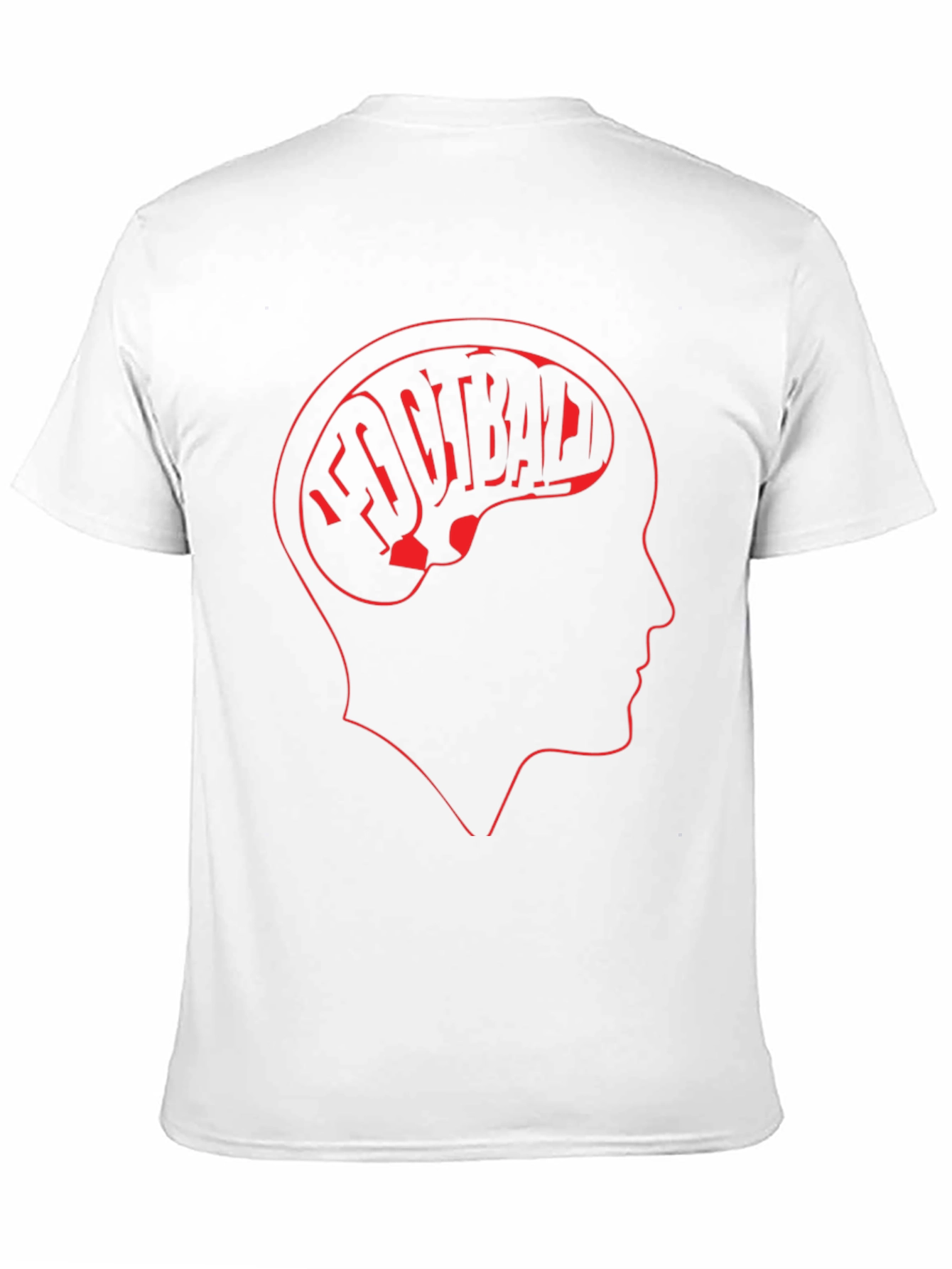 Football on the Brain Mens T-Shirt