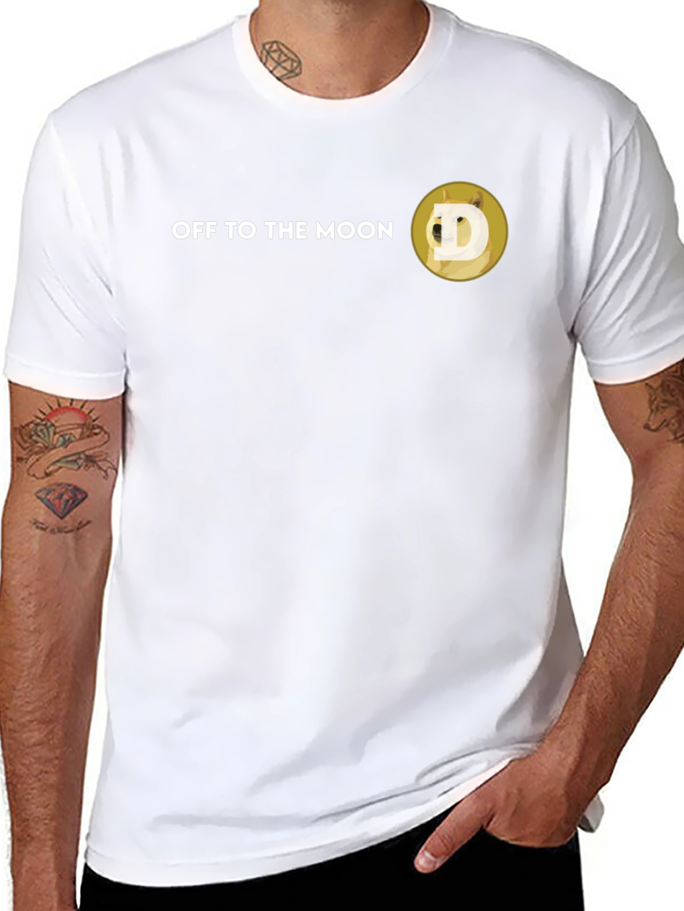 Off to the Moon Dogecoin T-Shirt