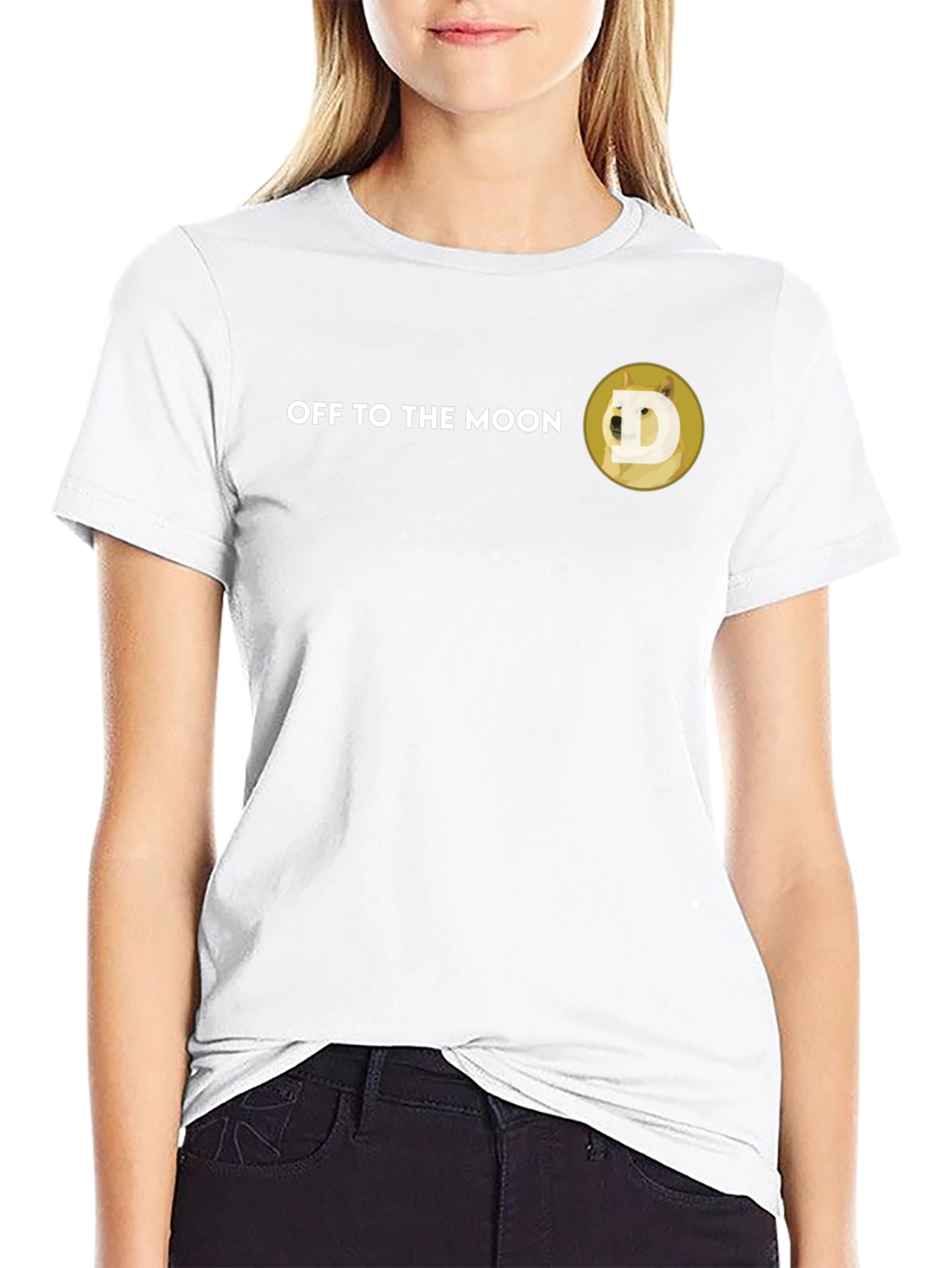 Off to the Moon Dogecoin T-Shirt