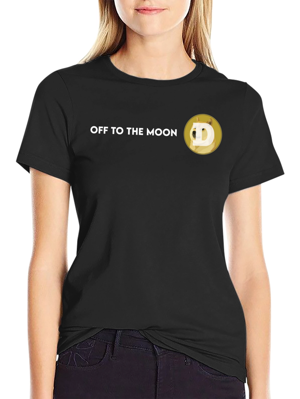 Off to the Moon Dogecoin T-Shirt