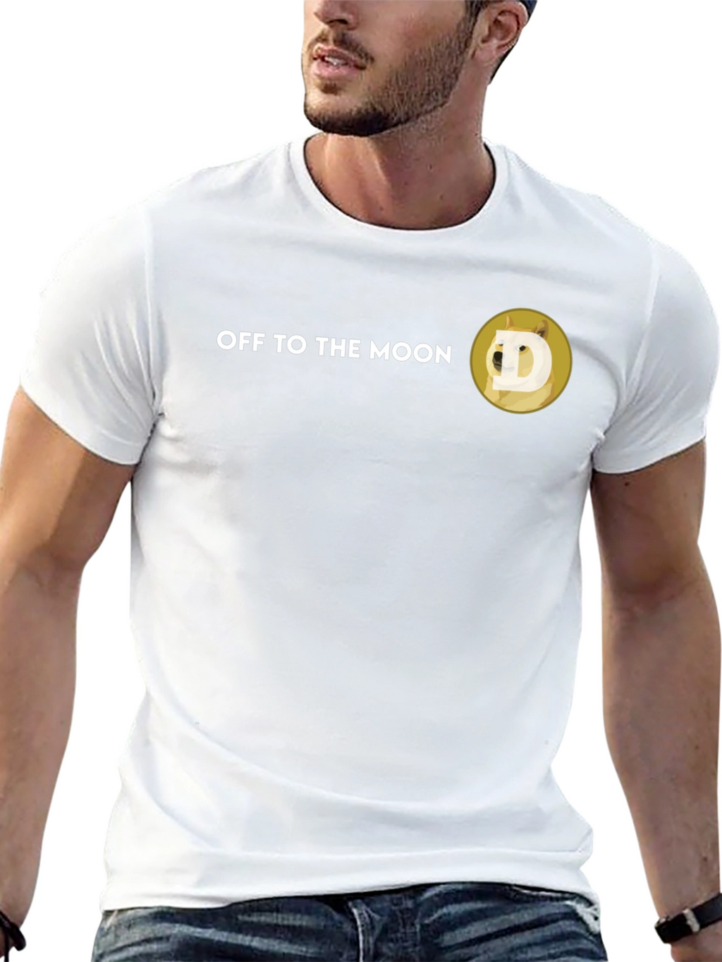 Off to the Moon Dogecoin T-Shirt