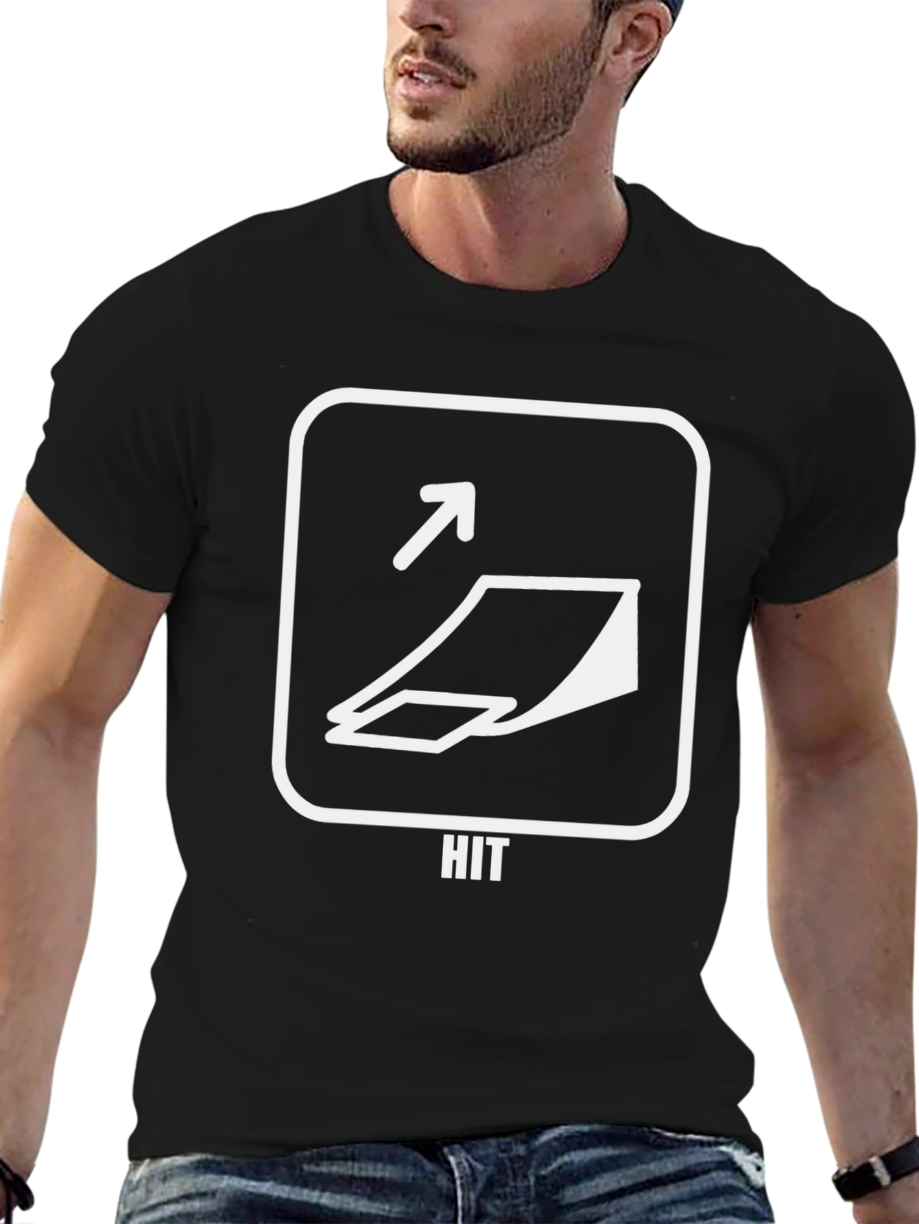 Hit Ramp Black T-Shirt - Stylish Stunt Apparel