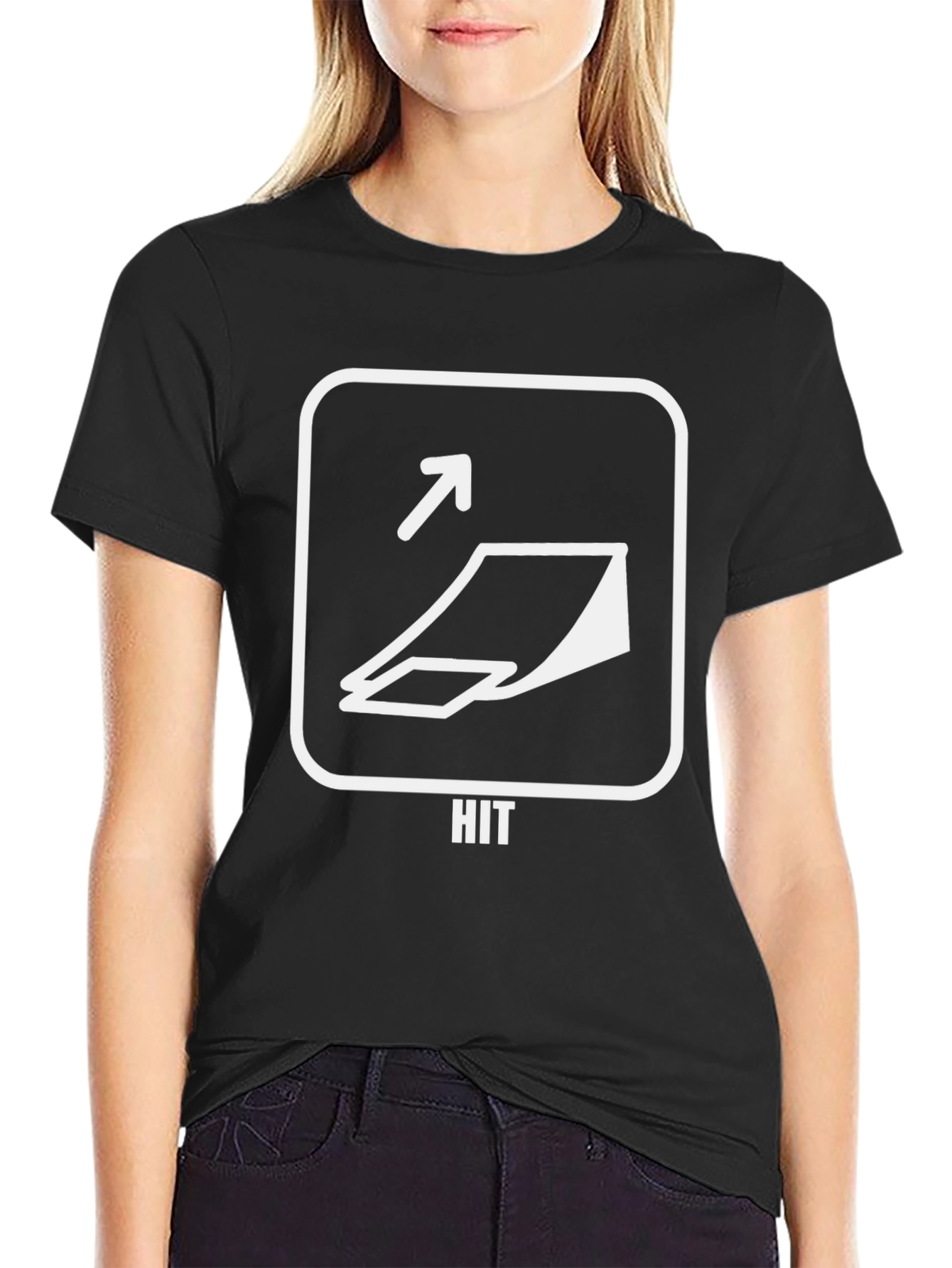 Hit Ramp Black T-Shirt - Stylish Stunt Apparel