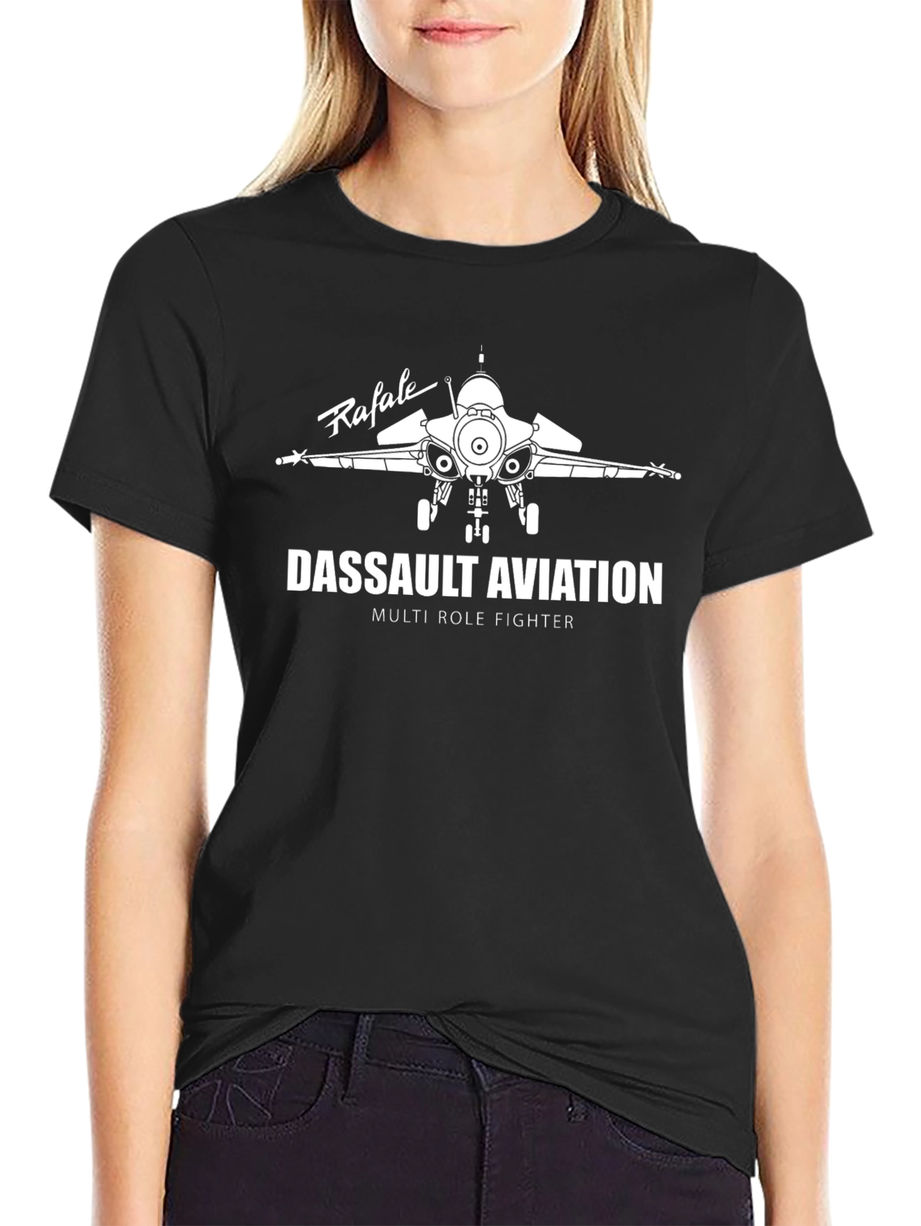 Dassault Aviation Rafale Fighter Graphic T-Shirt