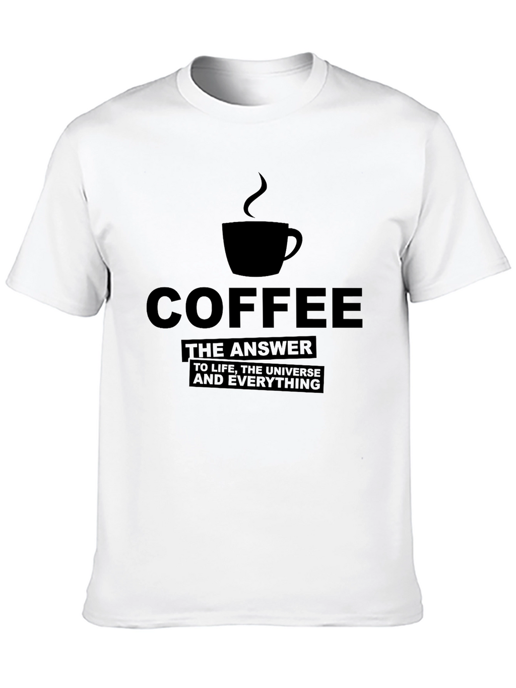 Coffee: The Answer T-Shirt - Black